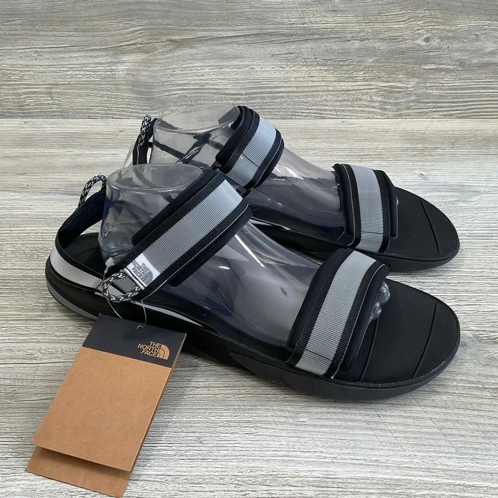 The North Face Mens Skeena Sport Black/Grey Outdoor Sports Sandals Size 13 NEW